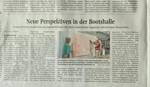 Artikel in den Kieler Nachrichten 2023/06